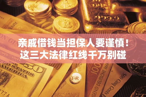 武汉亲戚借钱当担保人要谨慎！这三大法律红线千万别碰
