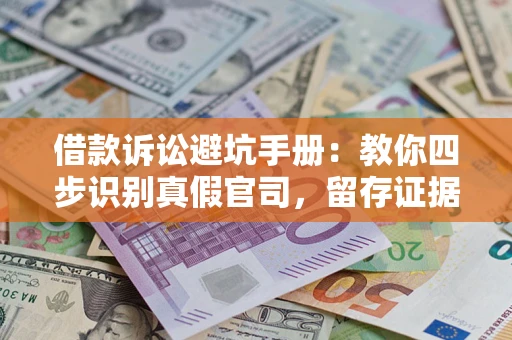 武汉借款诉讼避坑手册：教你四步识别真假官司，留存证据不踩雷