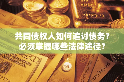 武汉共同债权人如何追讨债务？必须掌握哪些法律途径？