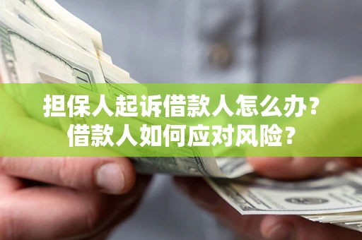 武汉担保人起诉借款人怎么办？借款人如何应对风险？